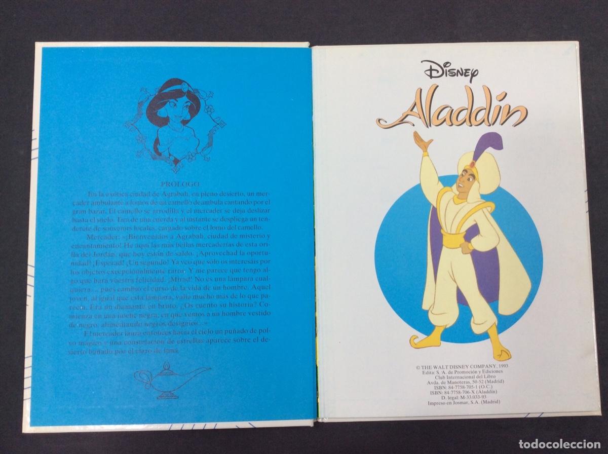 Libros: AUDIOCUENTOS DISNEY PARA SIEMPRE. ALADDIN. SOLO LIBRO - Foto 2