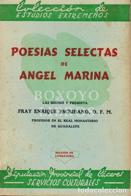 Libros: MARINA, Angel. Poes&iacute;as selectas - Foto 1
