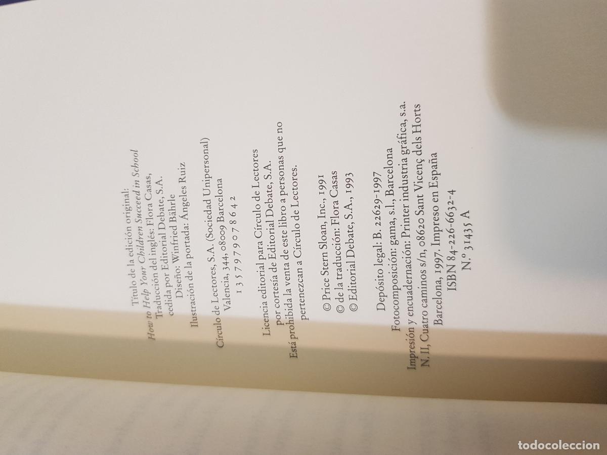 Libros: C&oacute;mo ayudar a sus hijos en el colegio - Rwynold Bean - Foto 3