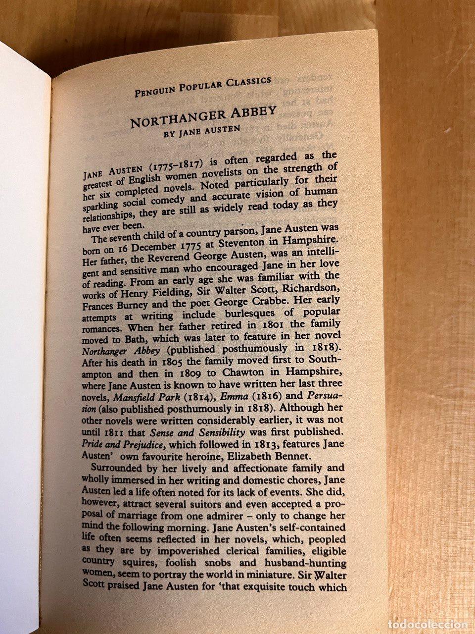 Libros: Northanger Abbey - Jane Austin - Foto 3