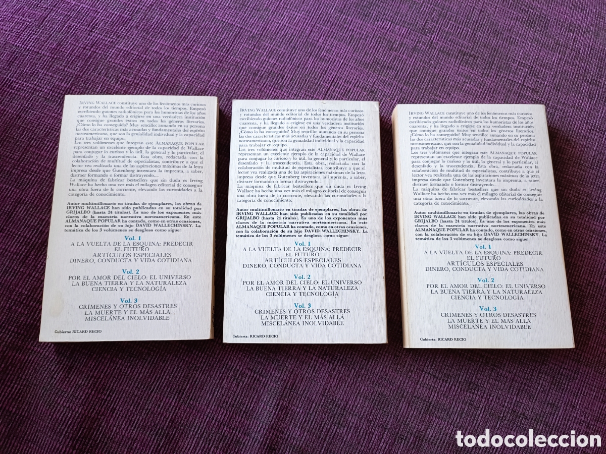 Libros: Almanaque popular. Volumen 1, 2 y 3 - Foto 2