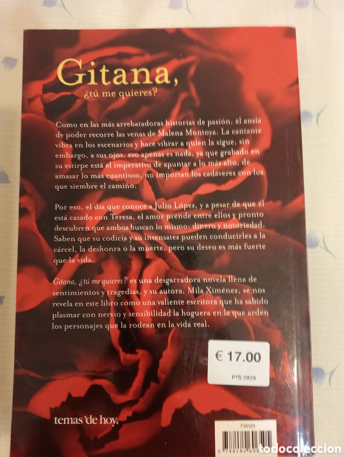 Libros: Gitana. T&uacute; me quieres?. PRIMERA EDICI&Oacute;N Mila Xim&eacute;nez - Foto 3