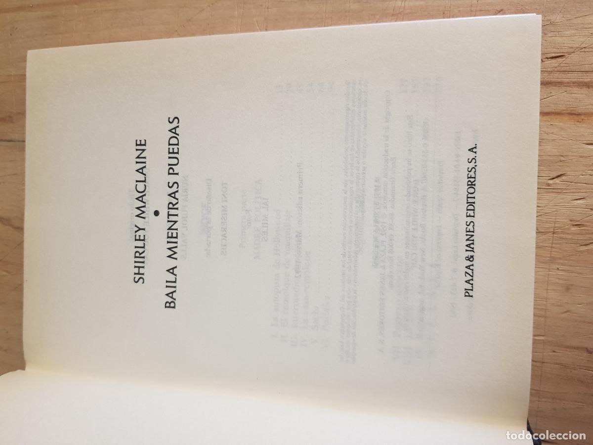 Libros: Baila mientras puedas - Shirley Maclaine - Foto 3