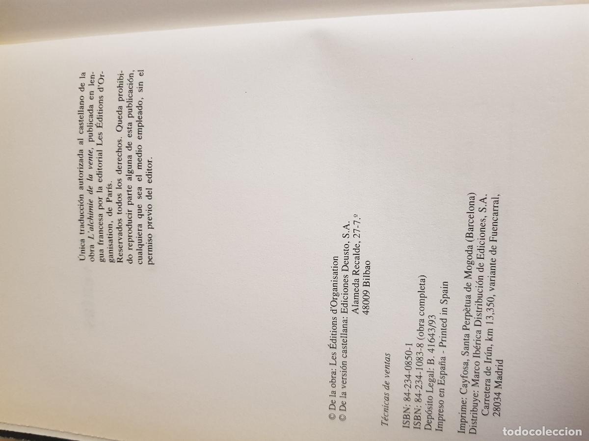 Libros: T&eacute;cnicas de venta - P. Rataud - Foto 2