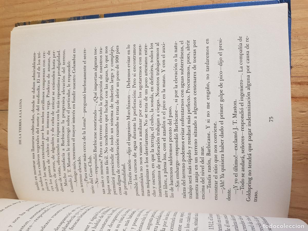 Libros: De la tierra a la luna - Julio Verne - Foto 5