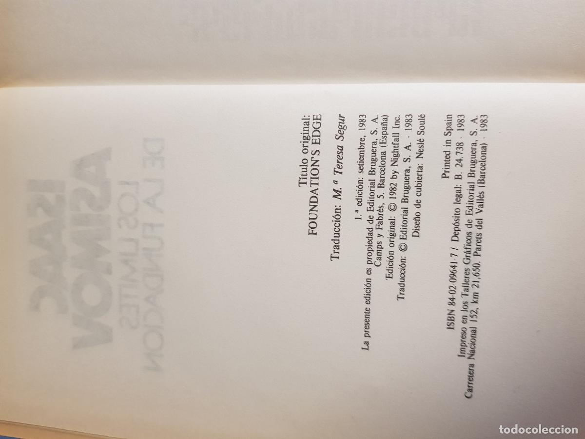 Libros: Los limites de la fundaci&oacute;n - Isaac Asimov - Foto 5