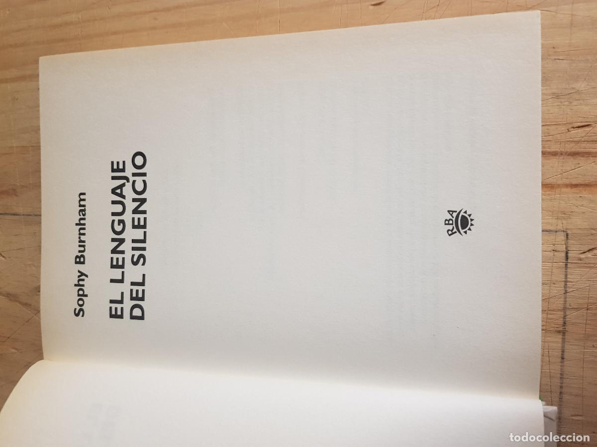 Libros: El lenguaje del silencio - Sophy Burnham - Foto 5