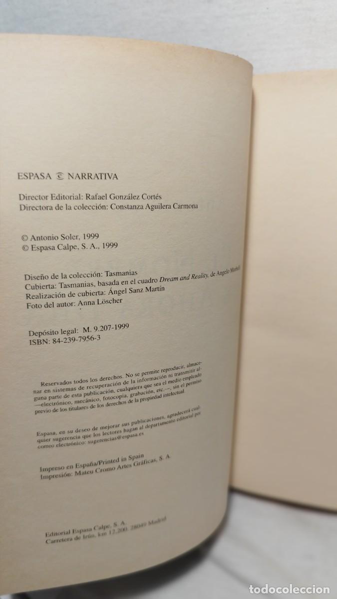 Libros: ANTONIO SOLER - EL NOMBRE QUE AHORA DIGO - Foto 2