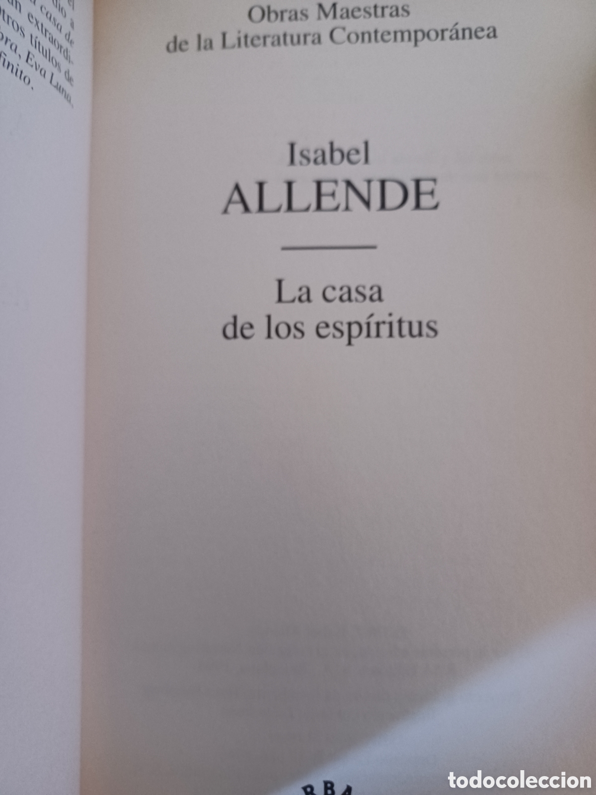 Libros: Barybook 242. . . La casa de los esp&iacute;ritus Isabel Allende RBA - Foto 3