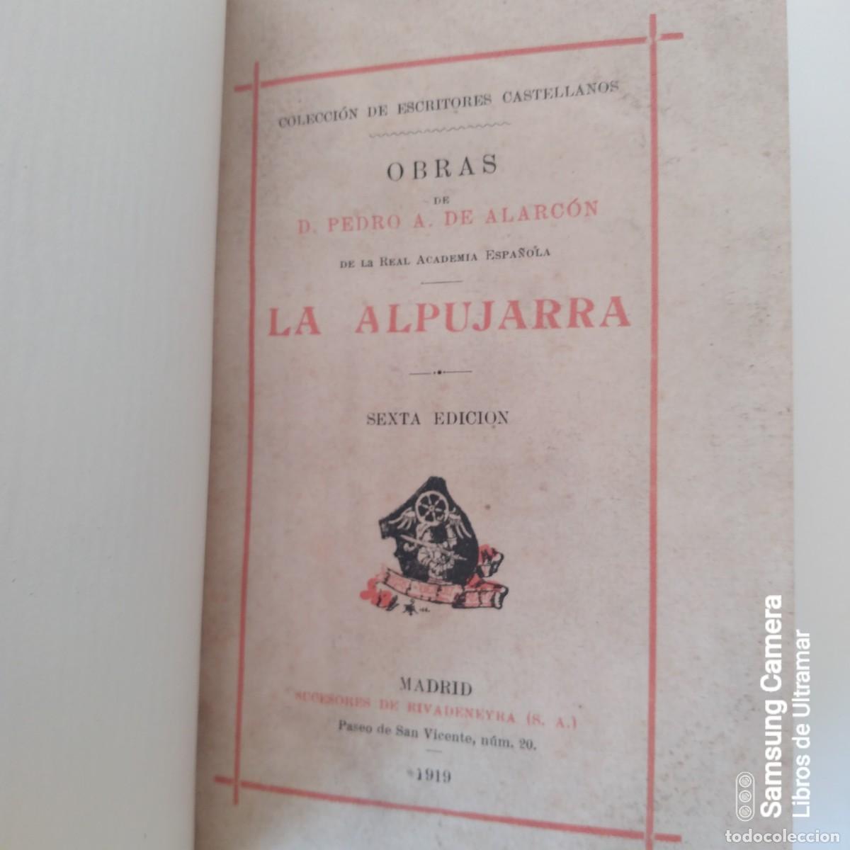 Libros: La Alpujarra. - Alarc&oacute;n, Pedro Antonio de. - Foto 3