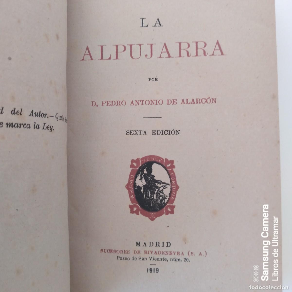 Libros: La Alpujarra. - Alarc&oacute;n, Pedro Antonio de. - Foto 4