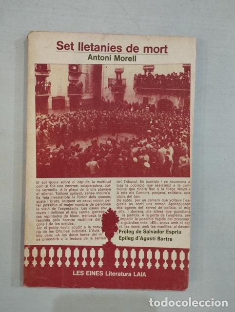 Libros: Antoni Morell - Set lletanies de mort - Foto 1