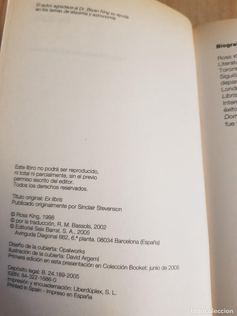 Libros: Ex libris - Ross King - Foto 3