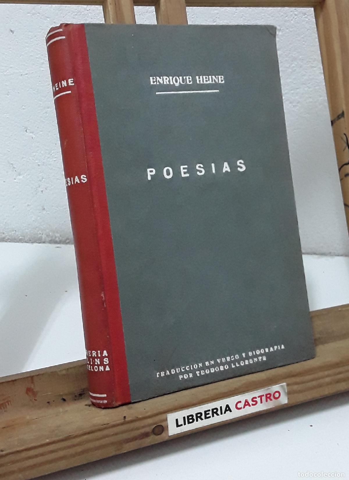 Libros: Poes&iacute;as, Heine - Enrique Heine. - Foto 1