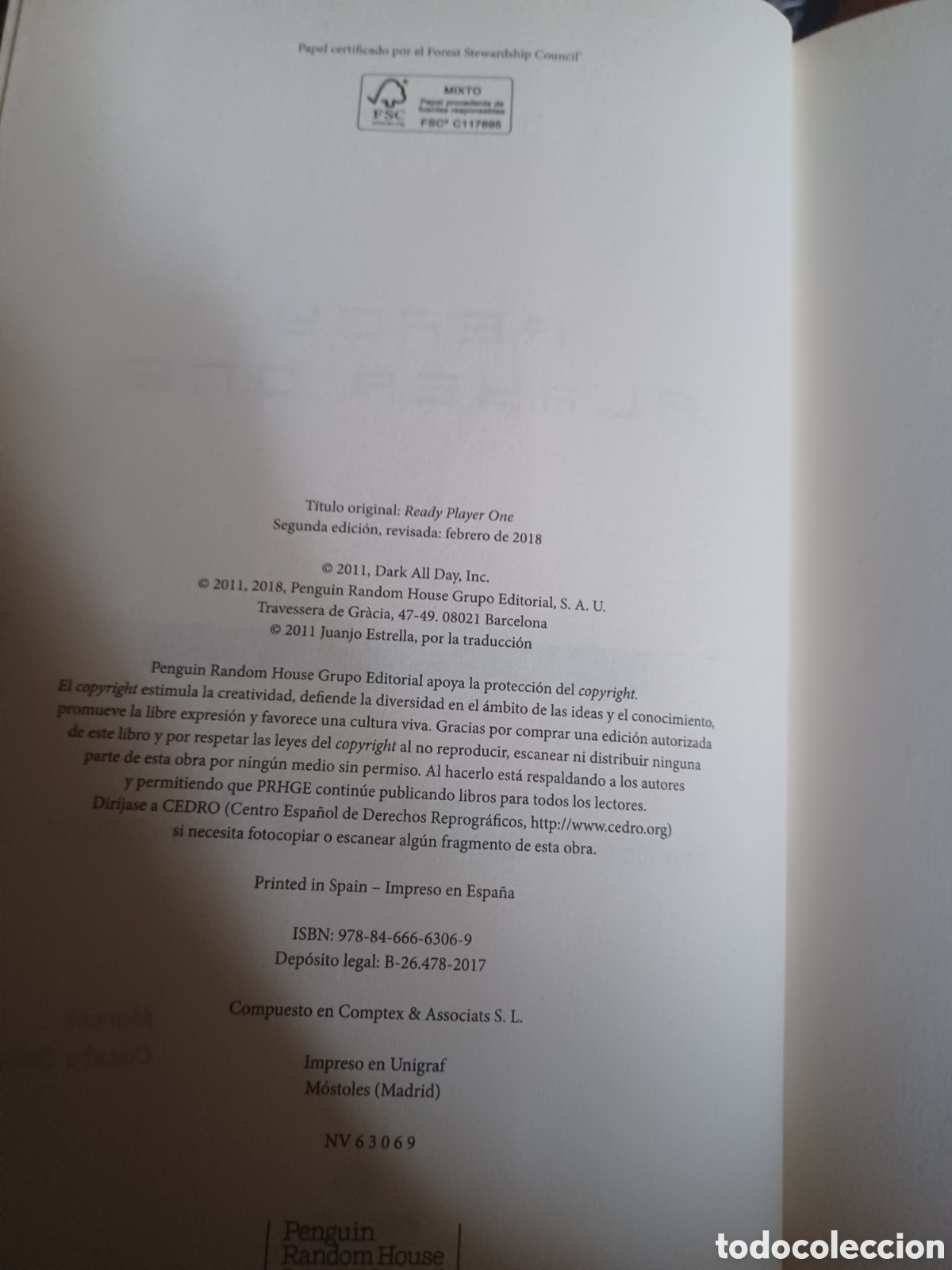 Libros: Barybook 250... Ready player one Ernest cline. NOVA - Foto 3