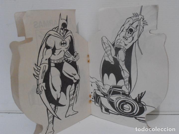 Libros: CUADERNO PARA COLOREAR, BATMAN, SYLVAPEN, 1989, DC COMICS, ARGENTINA - Foto 2