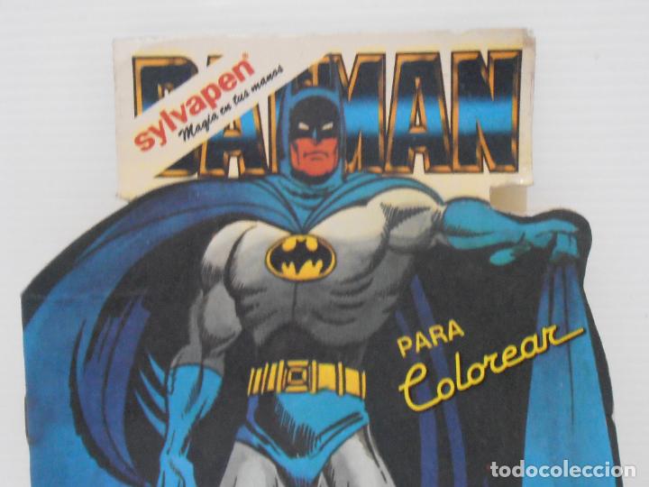 Libros: CUADERNO PARA COLOREAR, BATMAN, SYLVAPEN, 1989, DC COMICS, ARGENTINA - Foto 3