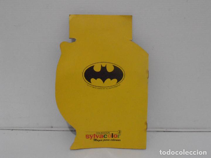 Libros: CUADERNO PARA COLOREAR, BATMAN, SYLVAPEN, 1989, DC COMICS, ARGENTINA - Foto 4