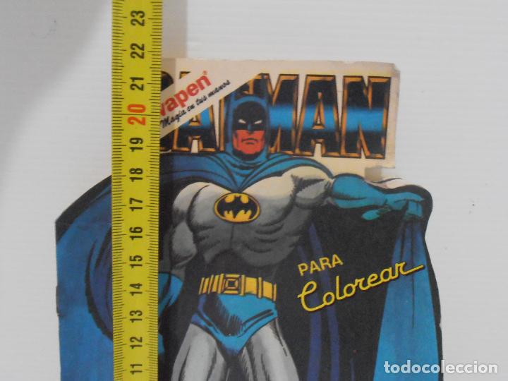 Libros: CUADERNO PARA COLOREAR, BATMAN, SYLVAPEN, 1989, DC COMICS, ARGENTINA - Foto 9