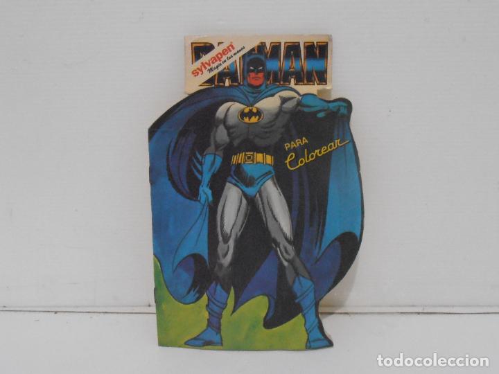 Libros: CUADERNO PARA COLOREAR, BATMAN, SYLVAPEN, 1989, DC COMICS, ARGENTINA - Foto 1