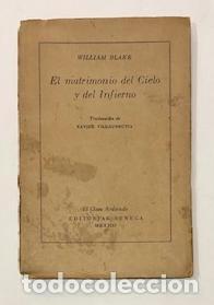 Libros: BLAKE, William. - El matrimonio del cielo y del infierno. - Foto 1