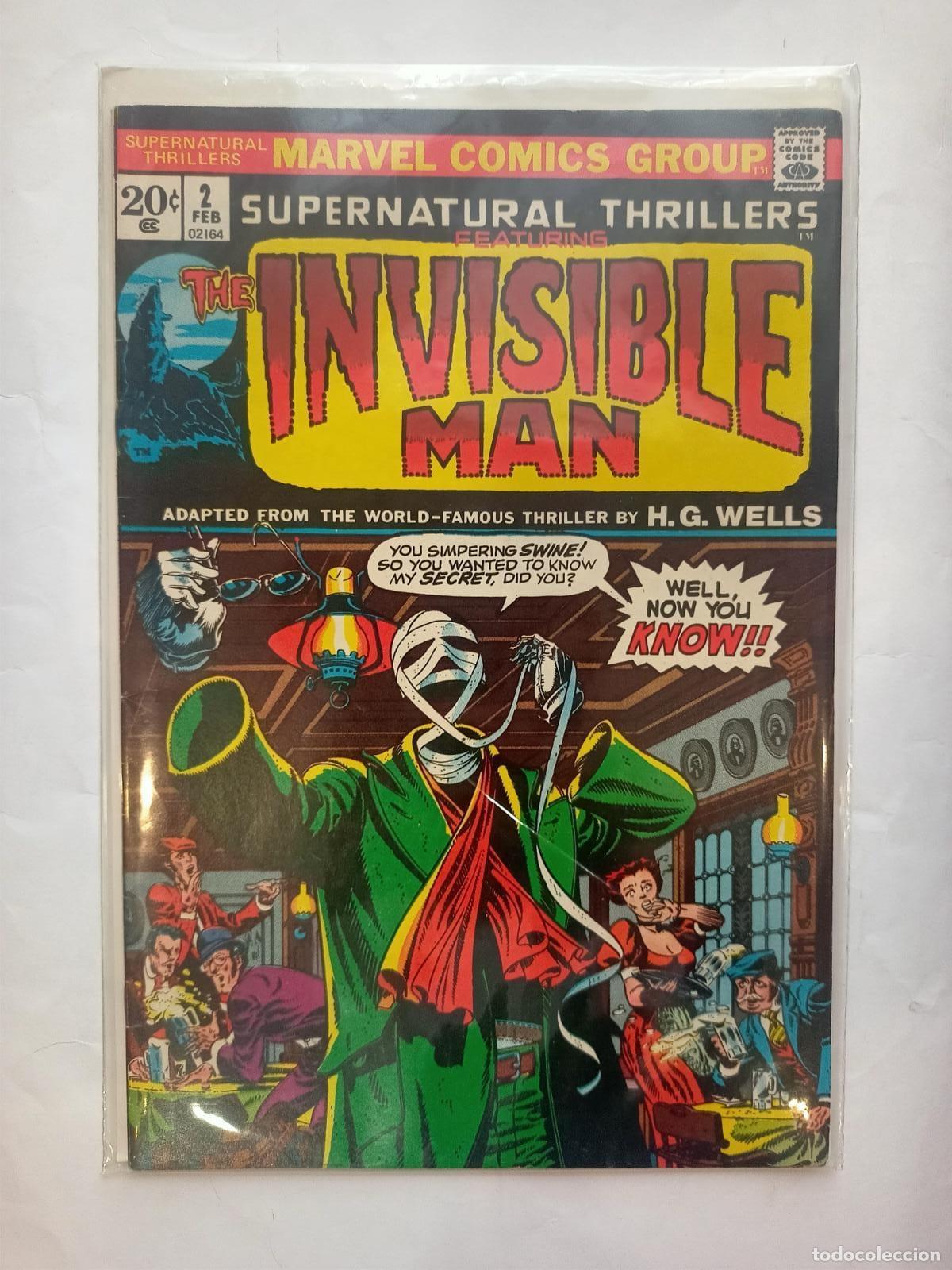 Libros: THOMAS, Roy. - Supernatural Thrillers: featuring INVISIBLE Man. N&uacute;mero 2. - Foto 1