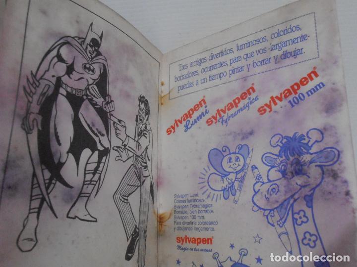 Libros: CUADERNO PARA COLOREAR, BATMAN JOCKER, SYLVAPEN, 1989, DC COMICS, ARGENTINA - Foto 9