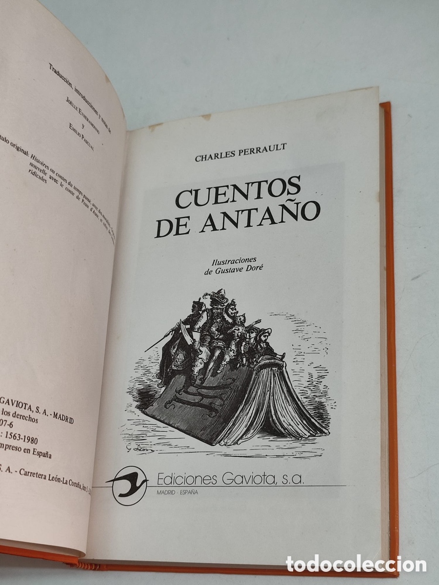 Libros: Perrault Cuentos de anta&ntilde;o ediciones Gaviota - Foto 3