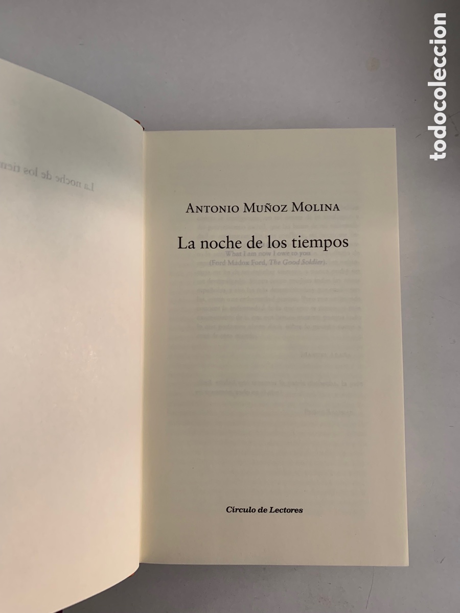 Libros: Antonio Mu&ntilde;oz La noche de los tiempos - Foto 4