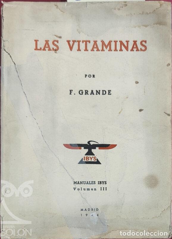 Libros: Las vitaminas - Francisco Grande Covi&aacute;n - Foto 1
