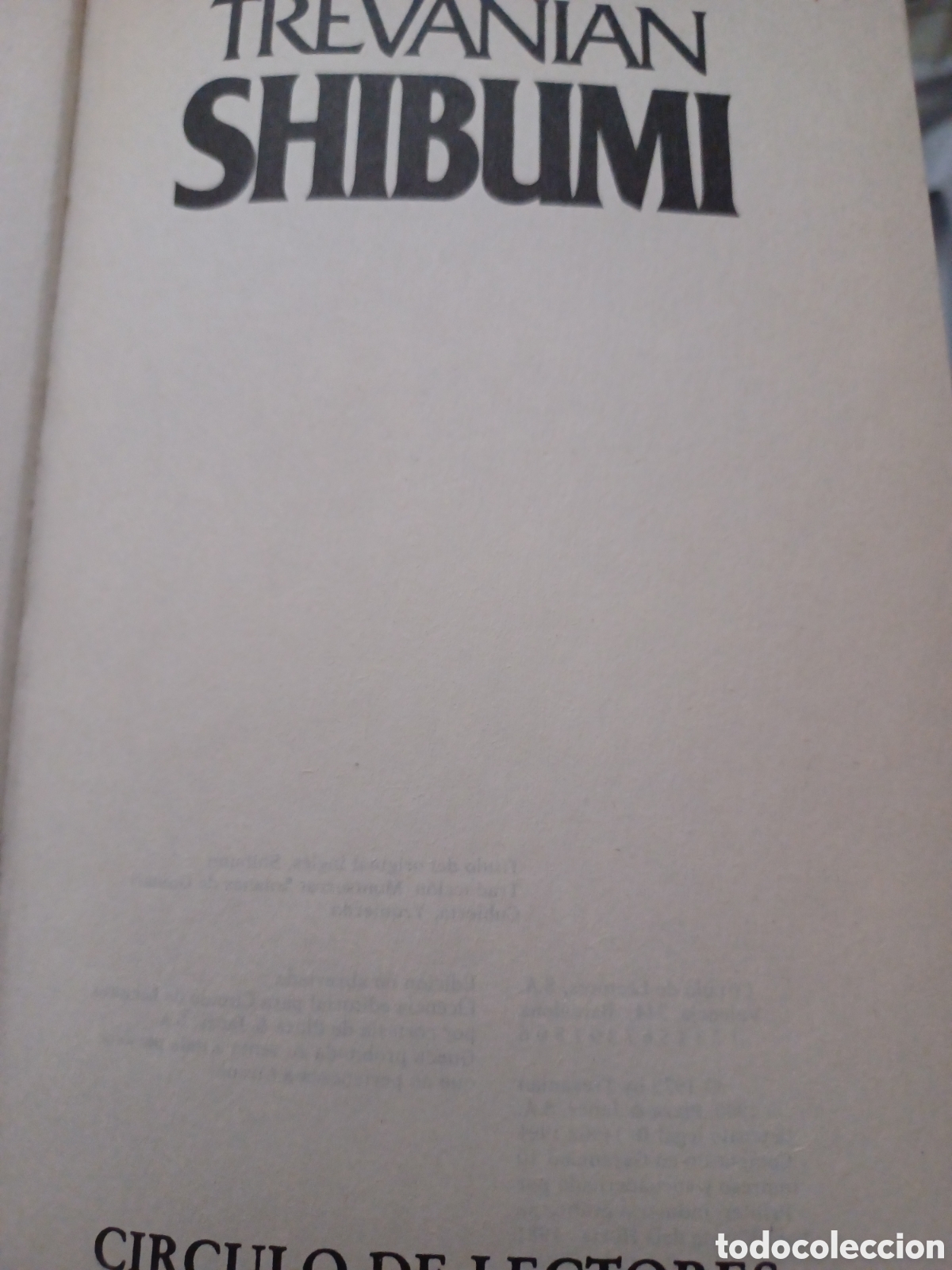 Libros: Barybook 242. Shibumi trevanian C&iacute;rculo de Lectores - Foto 2