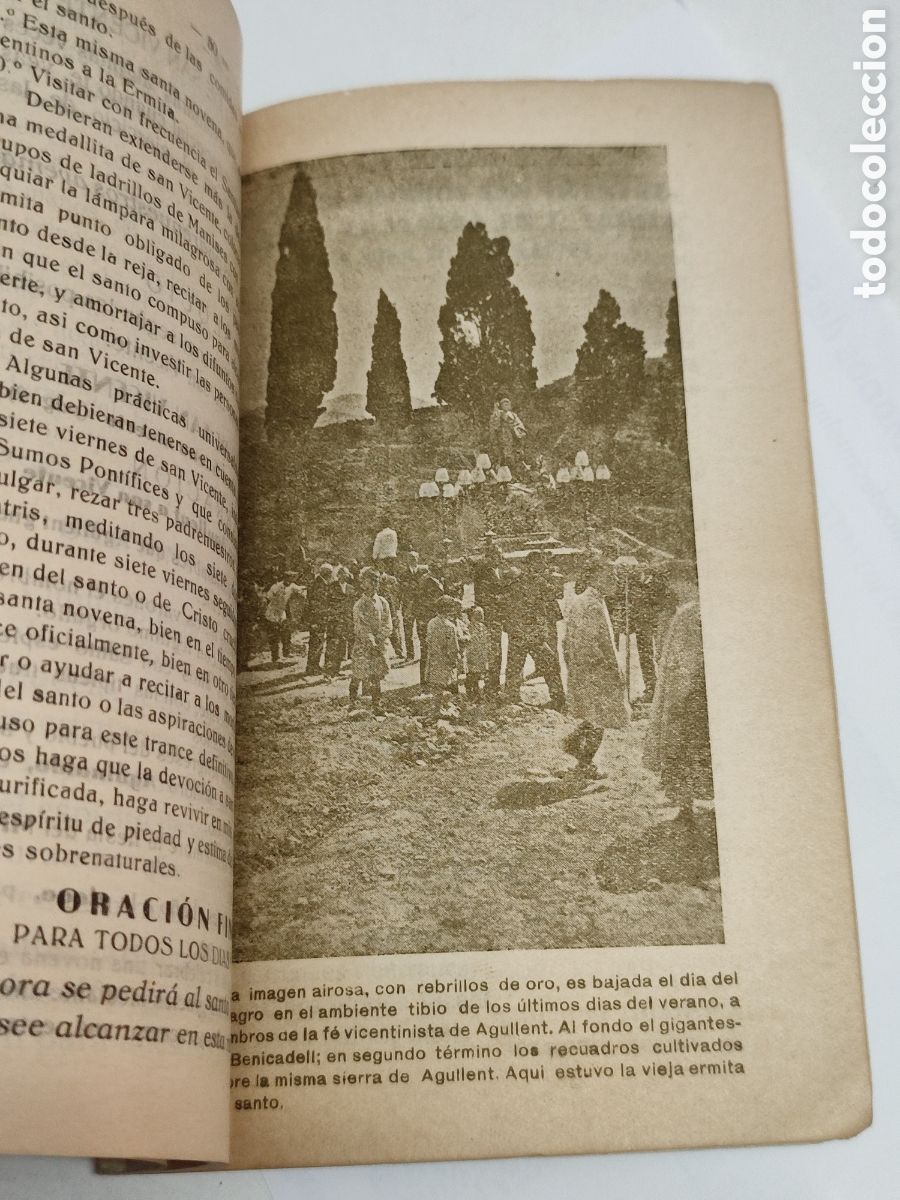 Libros: Novena de San Vicente Ferrer Agullent 1944 - Foto 5