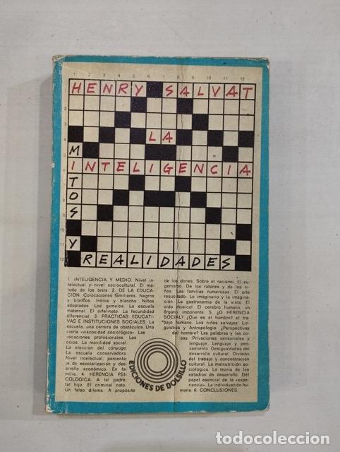Libros: Henri Salvat - La inteligencia. Mitos y realidades - Foto 1