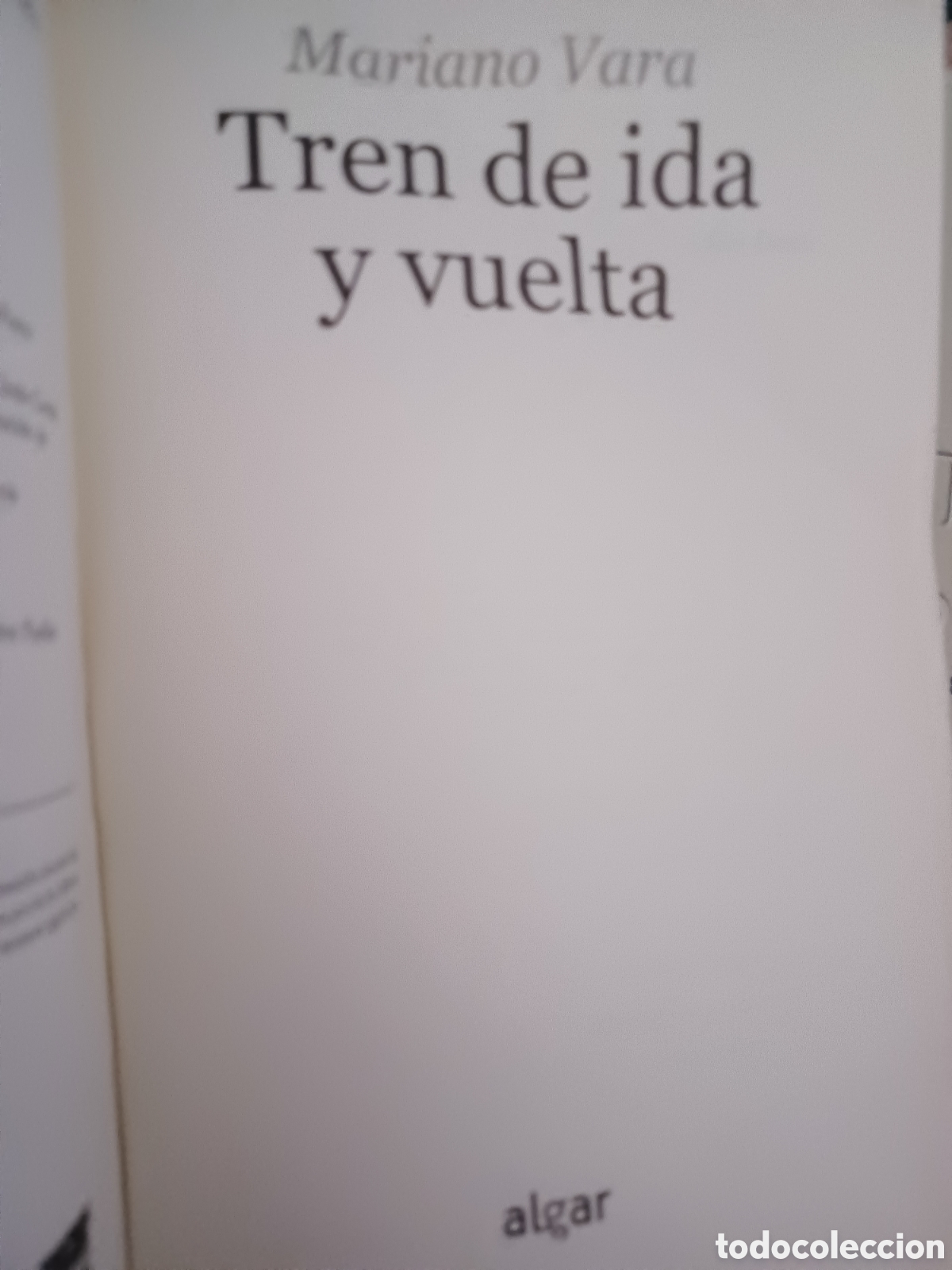 Libros: Barybook 242. Tren de ida y vuelta Mariano vara - Foto 3