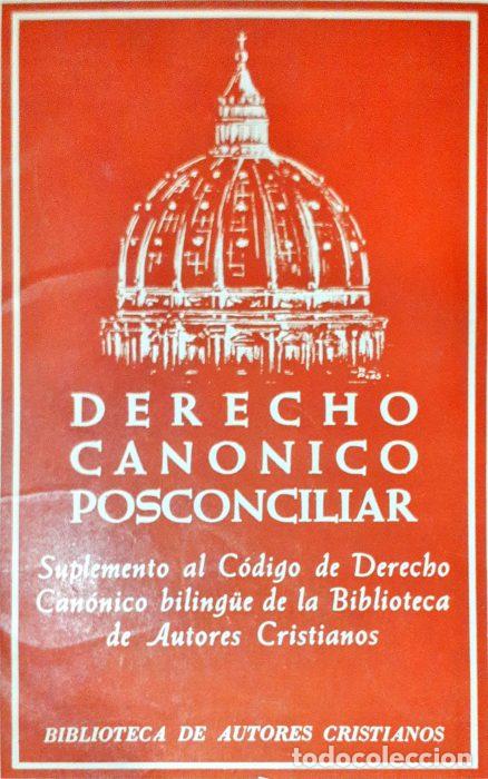 Libros: Derecho Can&oacute;nico Posconciliar - VVAA - Foto 1