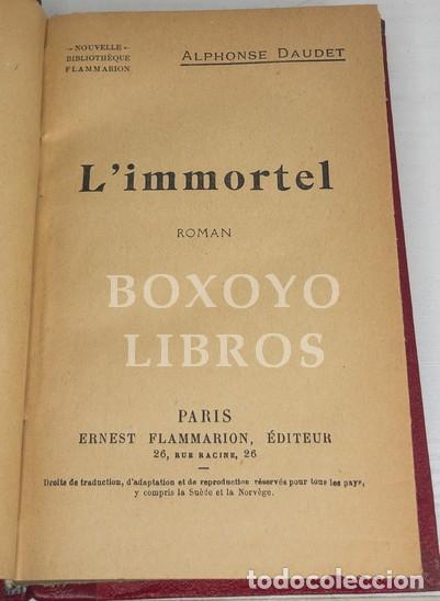 Libros: DAUDET, Alphonse. Limmortel. Roman - Foto 2