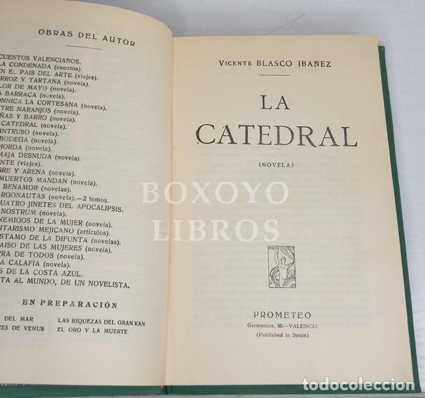 Libros: BLASCO IB&Aacute;&Ntilde;EZ, Vicente. La catedral (novela) - Foto 2