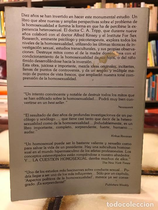 Libros: La cuesti&oacute;n homosexual. C. A. Tripp. - Foto 2