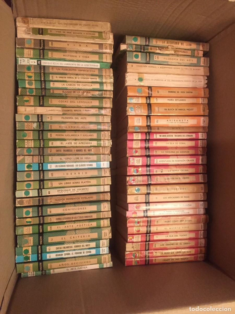 Libros: Lote 130 libros Cl&aacute;sicos Austral - Foto 1