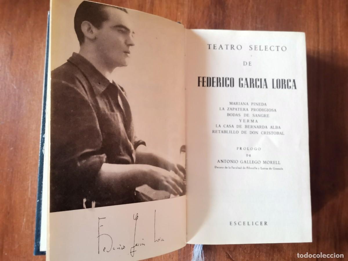 Libros: TEATRO SELECTO DE FEDERICO GARCIA LORCA - Foto 2