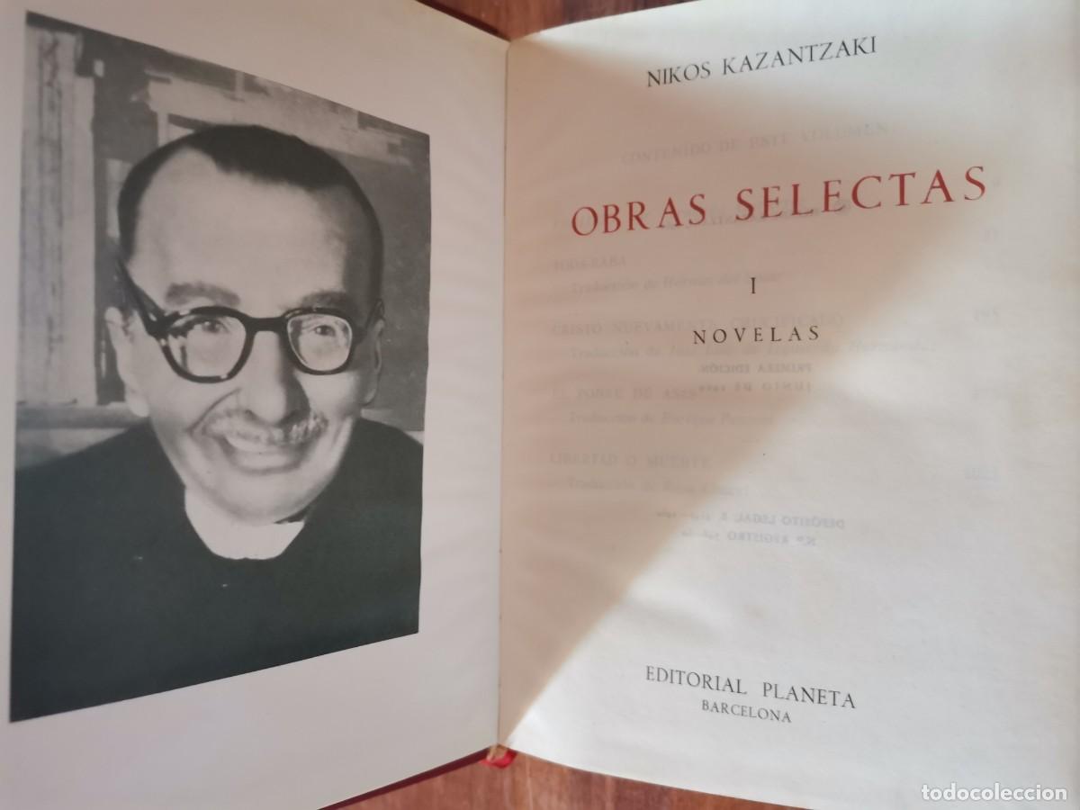 Libros: Obras selectas. Tomo I Nikos Kazantzaki - Foto 3