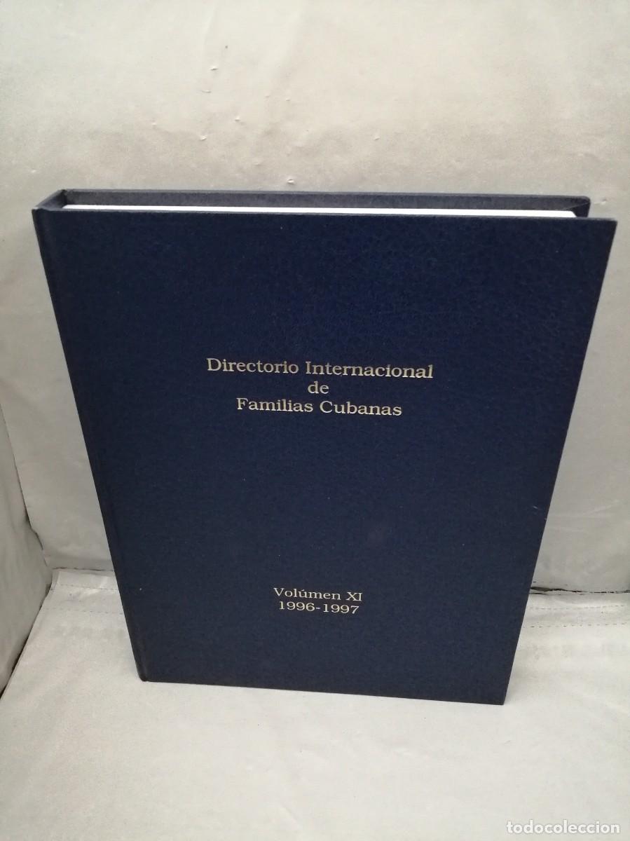 Libros: Directorio Internacional de Familias Cubanas, Vol. XI 1996-1997 (tapa dura)