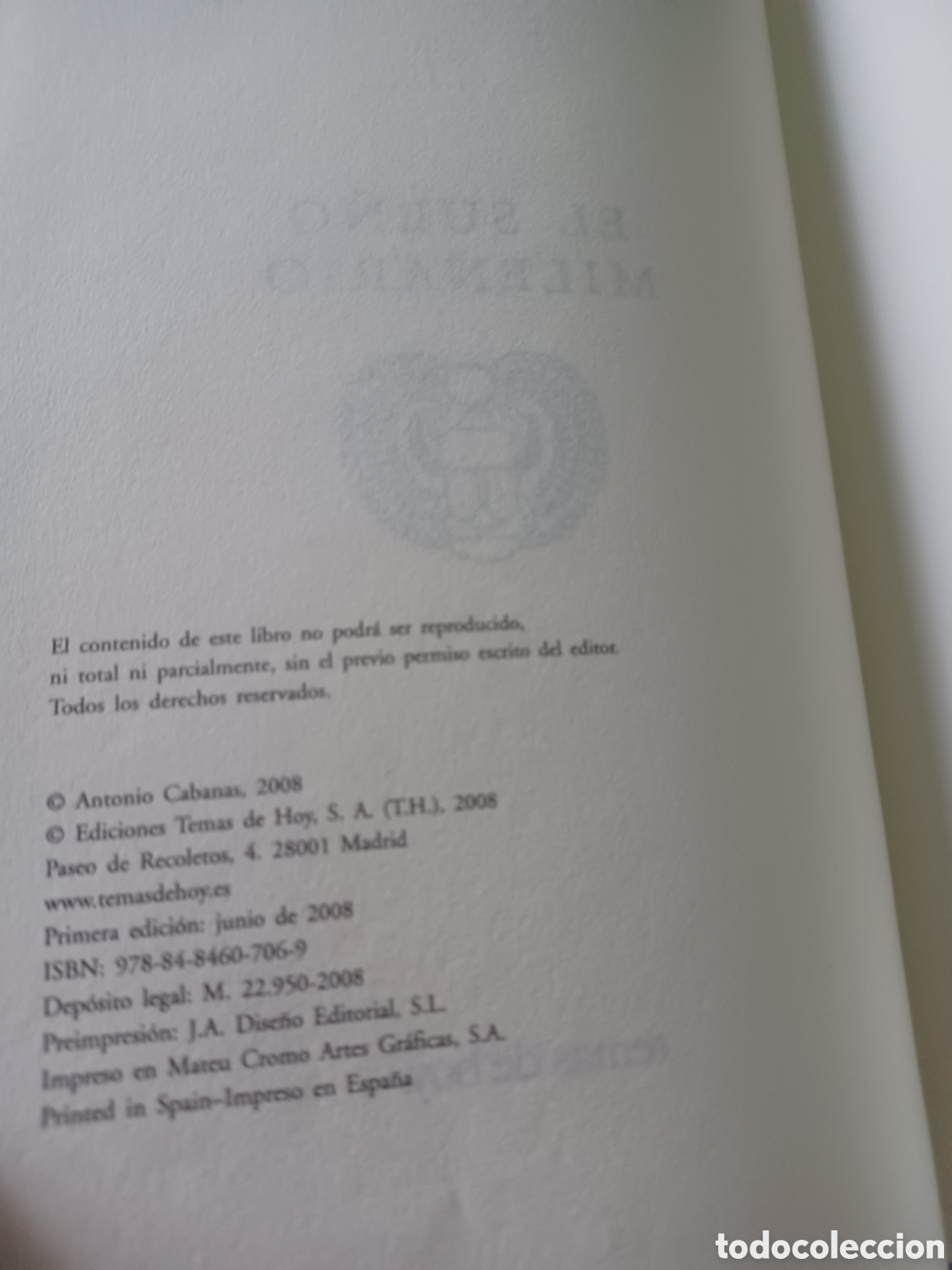 Libros: Barybook 259. El sue&ntilde;o milenario Antonio Cabanas TH novelas - Foto 3