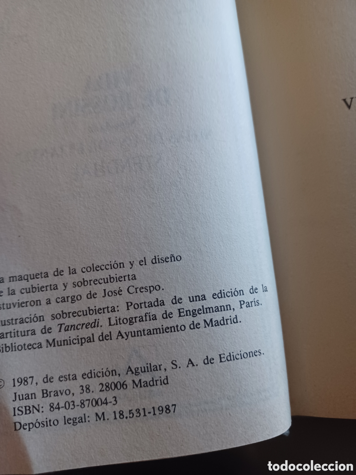 Libros: Barybook 324. . Vida de Rossini Stendhal el libro Aguilar - Foto 3