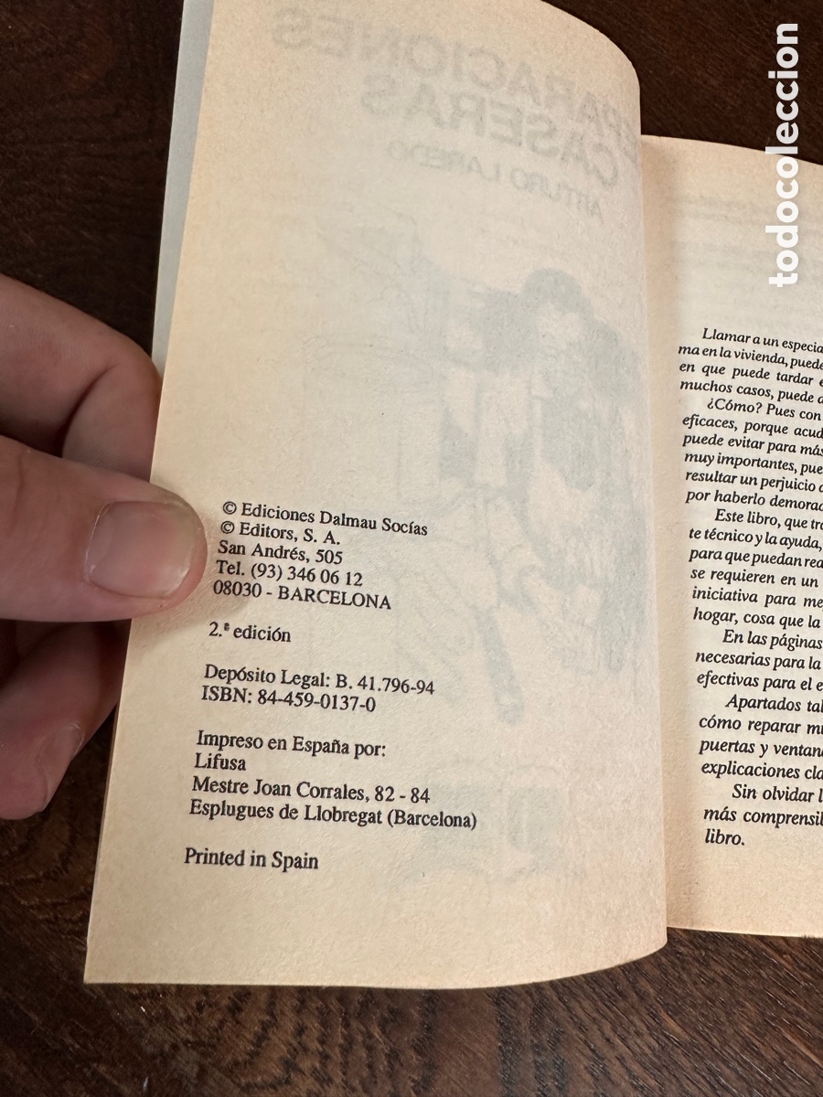 Libros: REPARACIONES CASERAS - ARTURO LAREDO - Foto 3