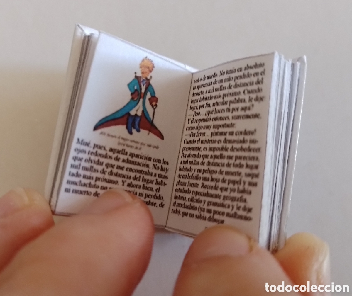 Libros: Libro miniatura El principito. Con texto e im&aacute;genes en el interior - Foto 4