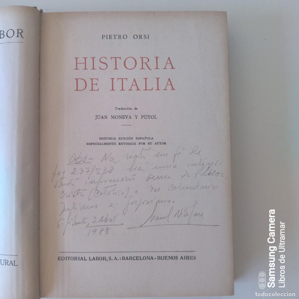 Libros: Historia de Italia - Orsi, Pietro - Foto 2