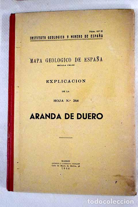 Libros: Explicaci&oacute;n de la hoja n&ordm; 346: Aranda de Duero - Foto 1