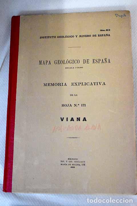 Libros: Memoria explicativa de la hoja n&ordm; 171: Viana - Foto 1