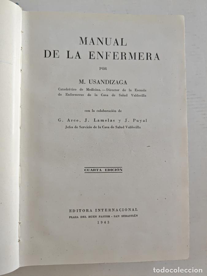 Libros: Manual de la enfermera - Usandizaga, M. - TDK807 - Foto 1